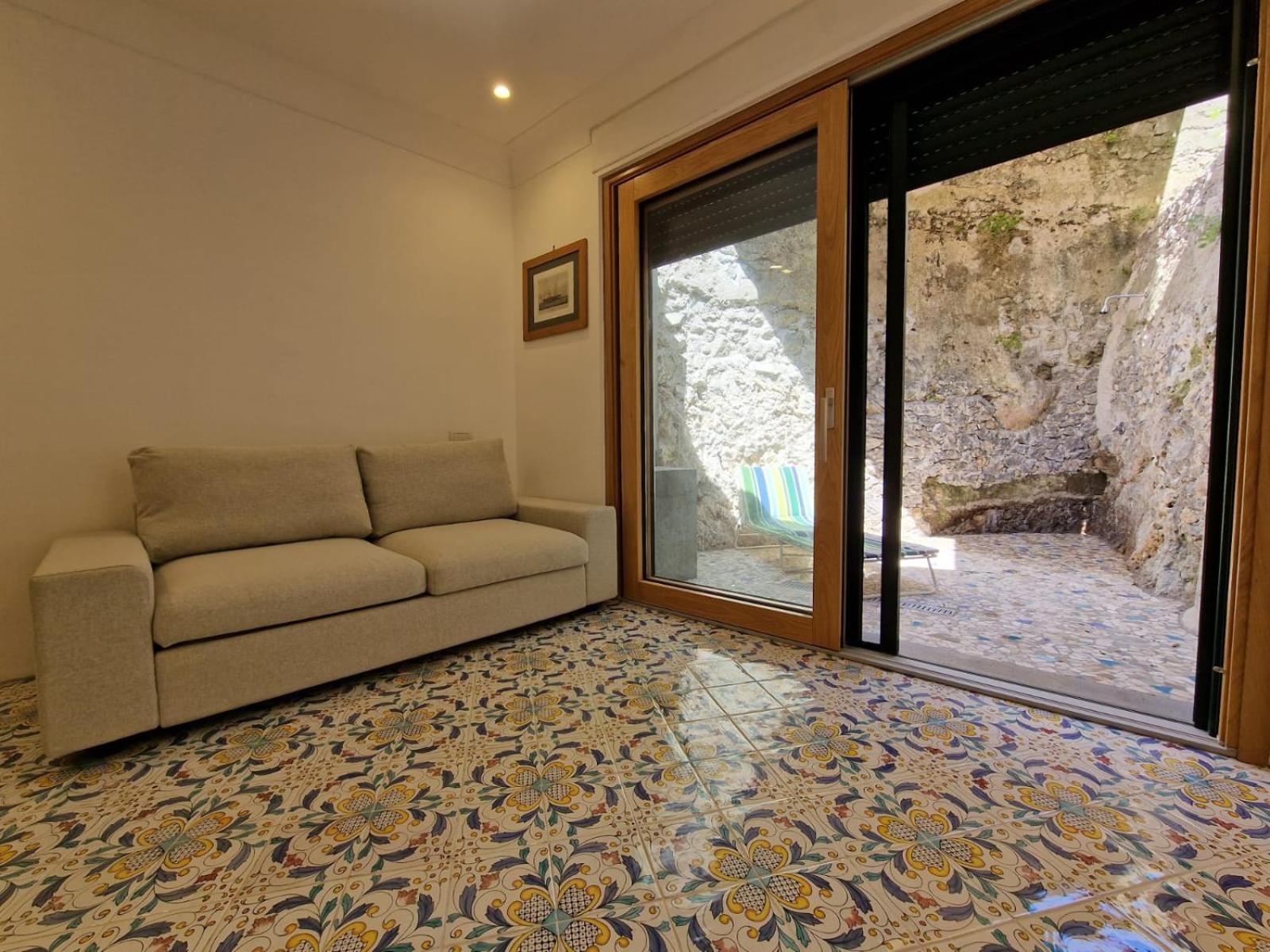 Casa Vacanze O'Mulin Ravello Via Fiume 2 Incrocio Pontone Bilik gambar